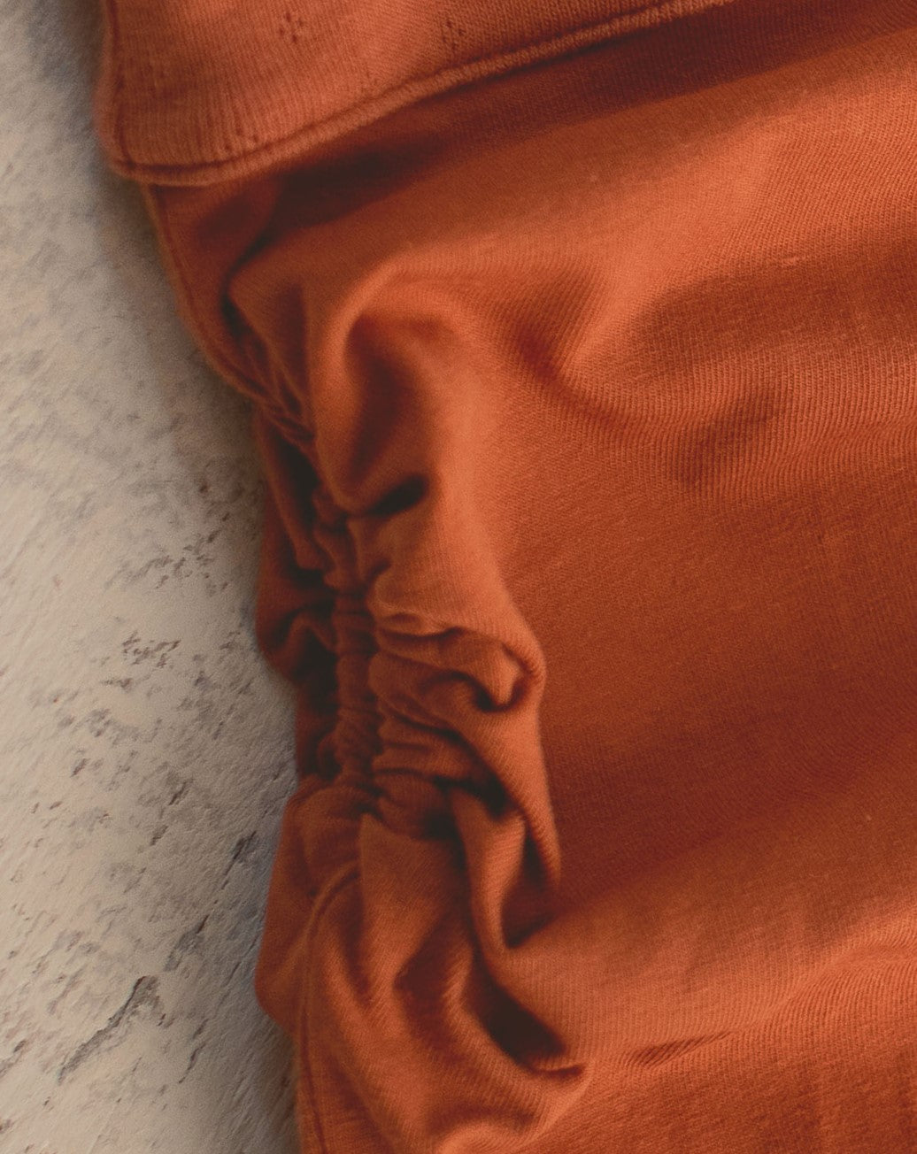 Grow-with-me Jumpsuit. Textured Terracotta