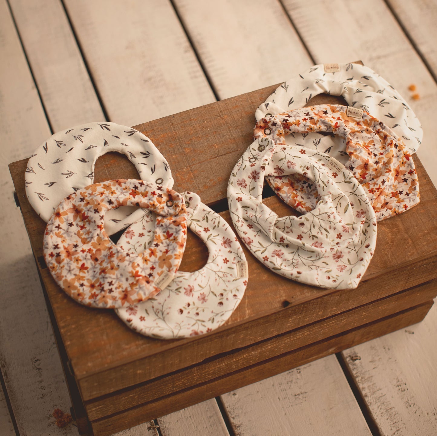 Bandana bib. Spring