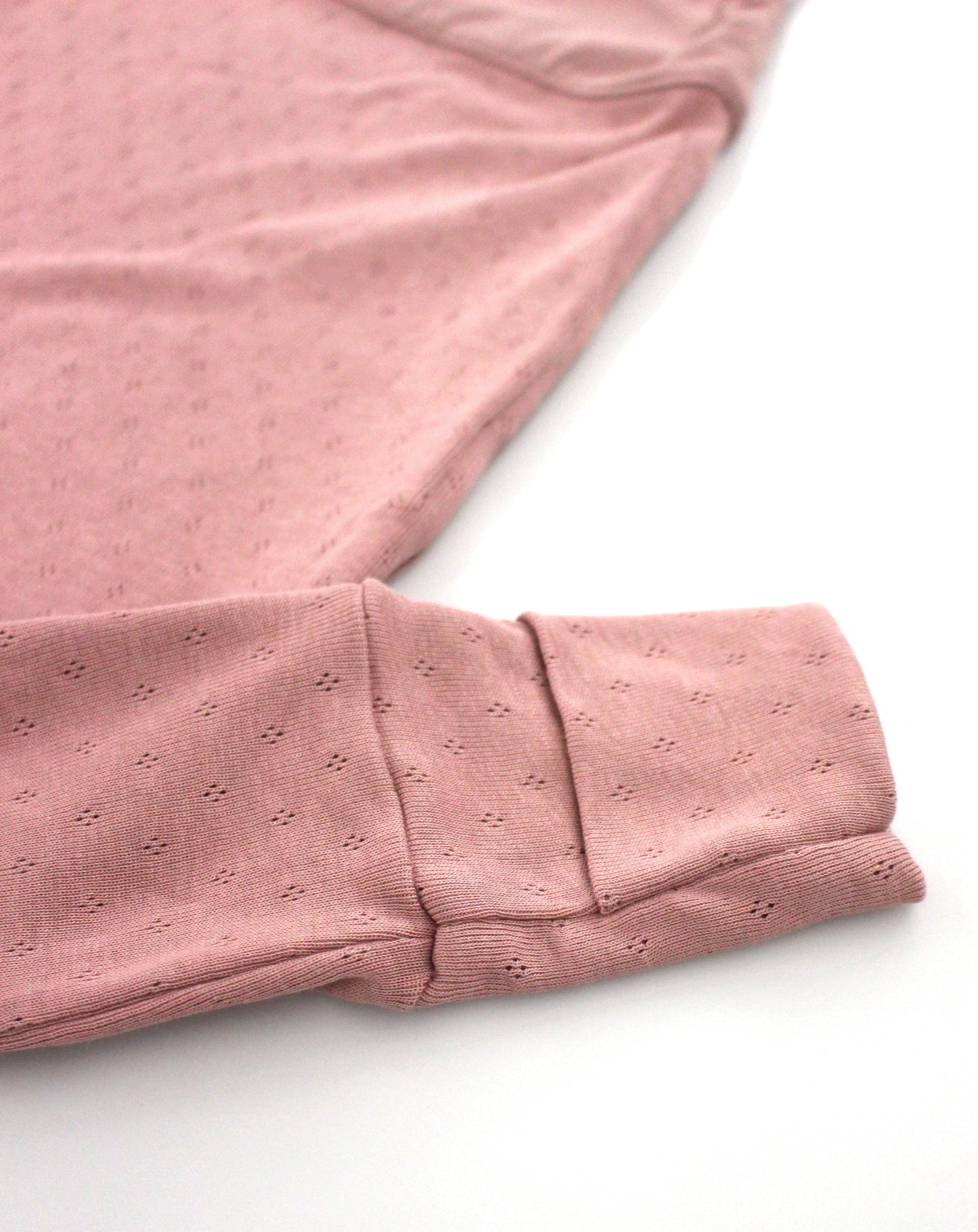 Grow-with-me Jumpsuit. Textured Mauve
