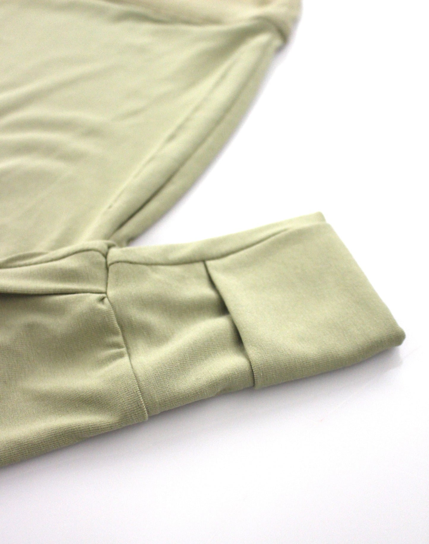 Grow-with-me Jumpsuit. Solid Green