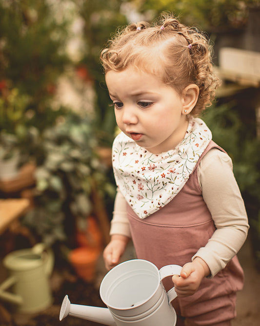 Bandana bib. Garden