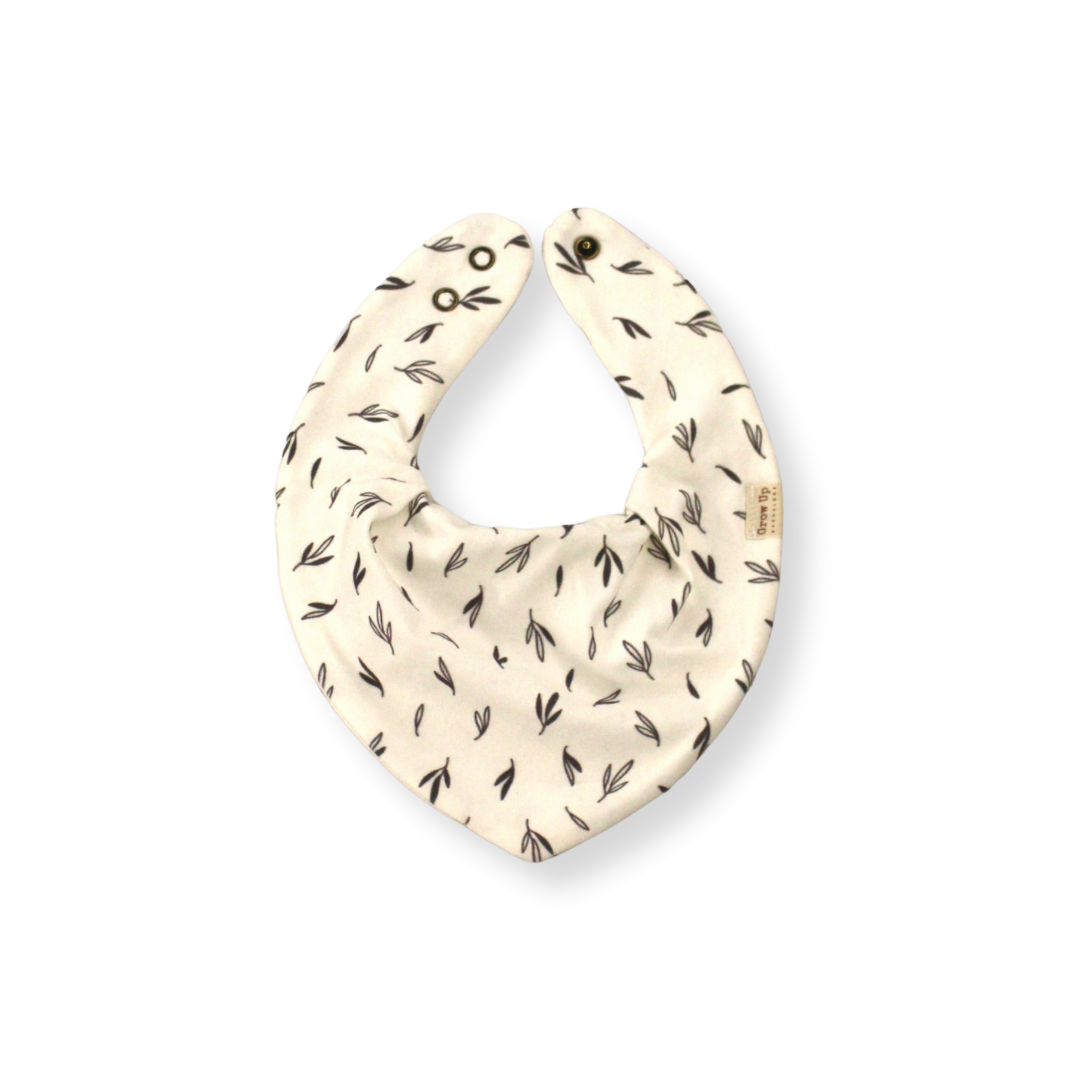 Bandana bib. Leaves