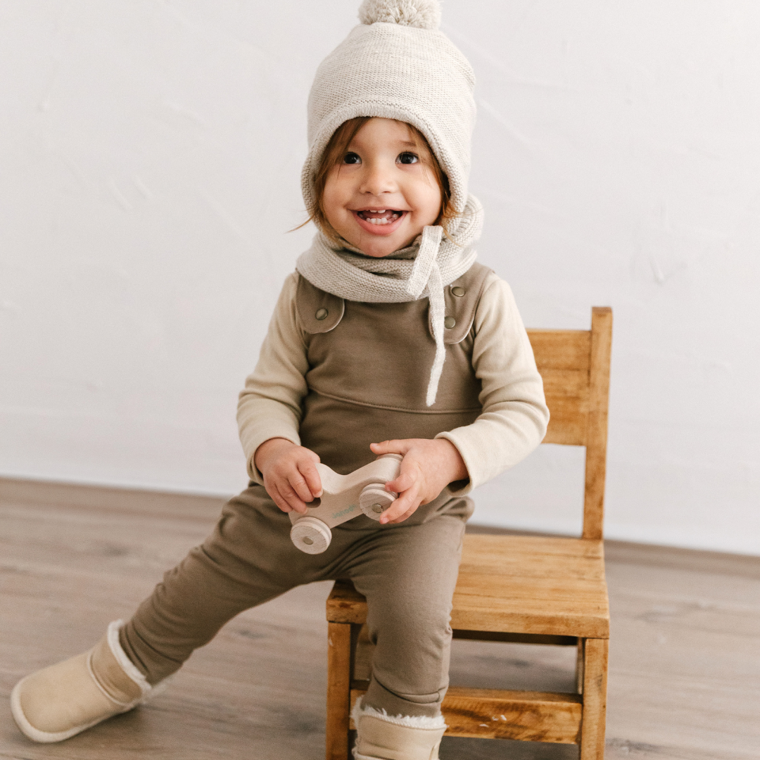 Mono ajustable. Taupe liso